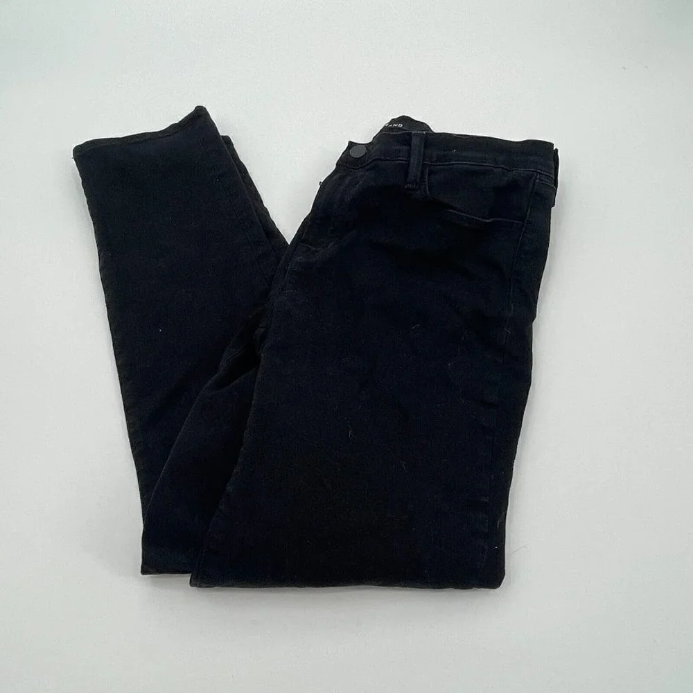 J Brand Womens Jeans 31 Skinny Leg Shadow Denim Black Casual Stretchy Comfort